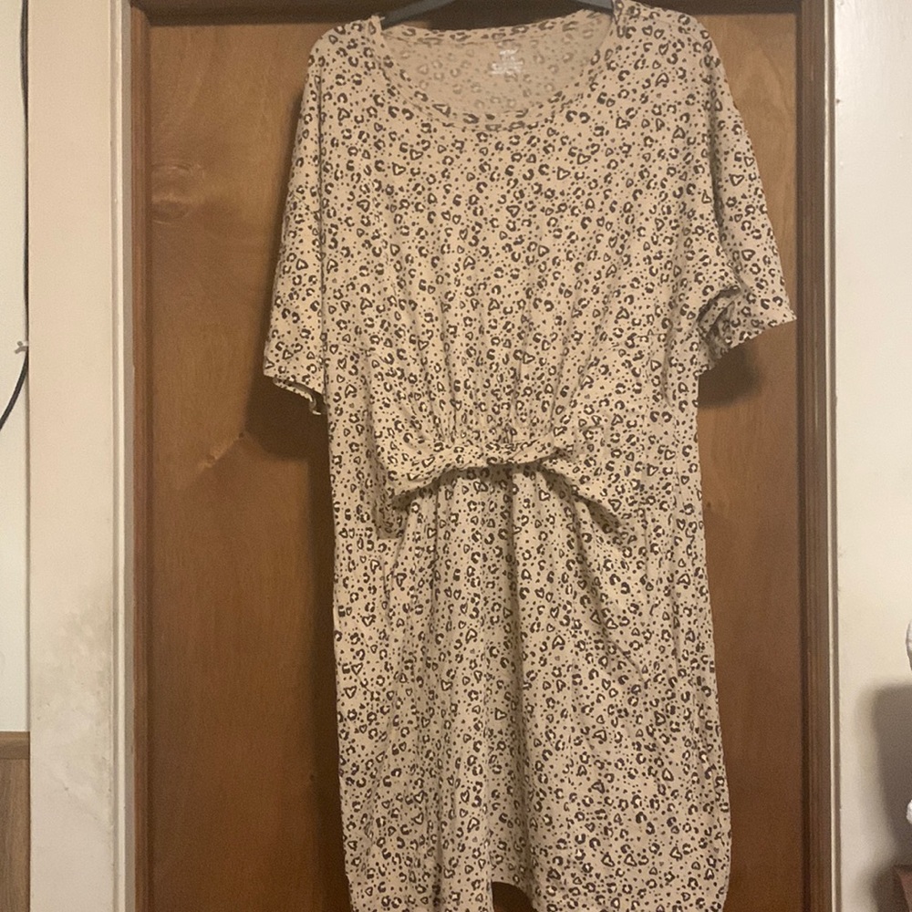American eagle leopard dress